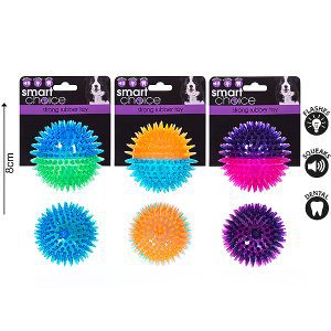 flashing dog ball toy